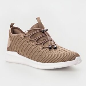 PROPET WAA132M TravelBound Womens 10 Wide Light Taupe Mesh Slip on Sneaker Shoe
